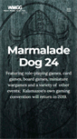 Mobile Screenshot of marmaladedog.org